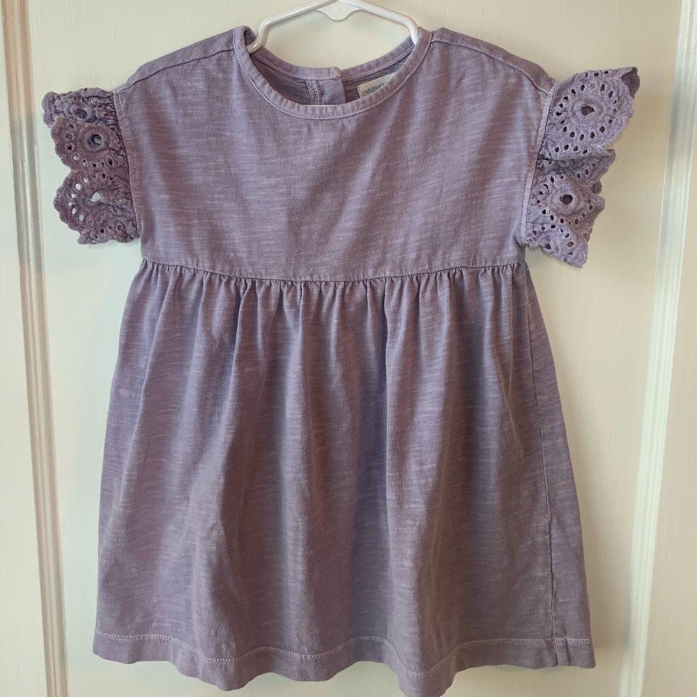 Gymboree Lavender dress with eyelet detail